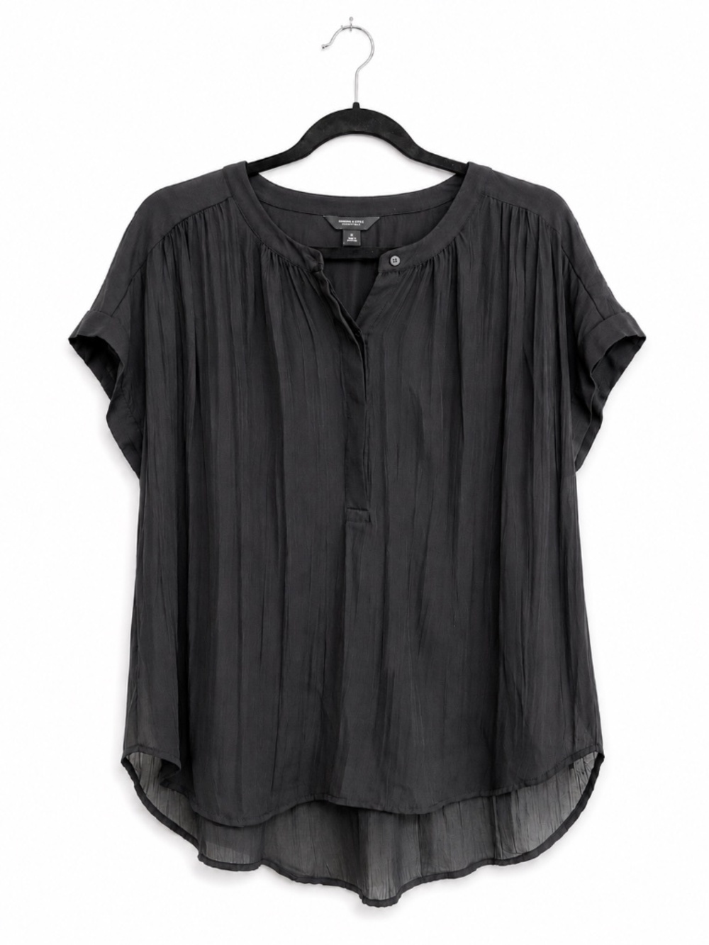 Simply Vera - Vera Wang - Black Women's Bouse - Size XL